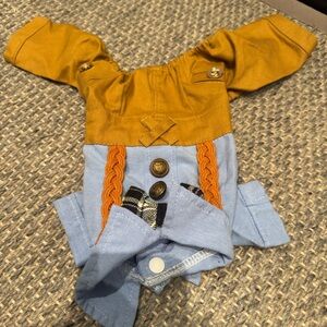 Build-A-Bear- Outfit Collard Shirt with Bow Tie